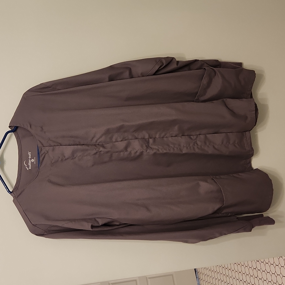 Uniform Advantage XL Scrub jacket- Grey stone color